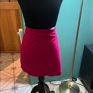 Express Fuchsia Mini Skirt